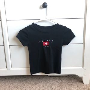 Brandy Melville Suisse 1984 crop top BRAND NEW